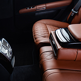 plush leather seats
