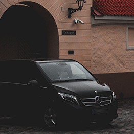 black sprinter van